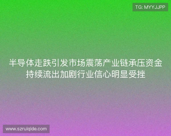 半导体走跌引发市场震荡产业链承压资金持续流出加剧行业信心明显受挫